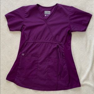 WonderWink Maternity Scrub Top